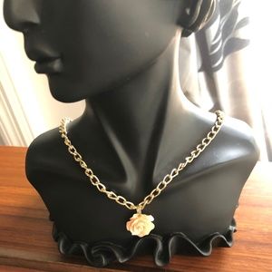 women's bling bling 20" necklace ROSE